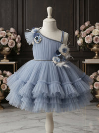 The Seraphina Periwinkle Tulle Gala Dress